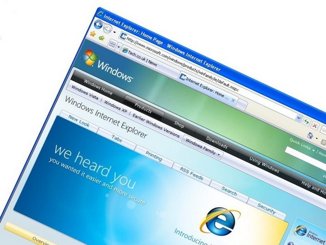 Avoid automatic download of Internet Explorer 8 download