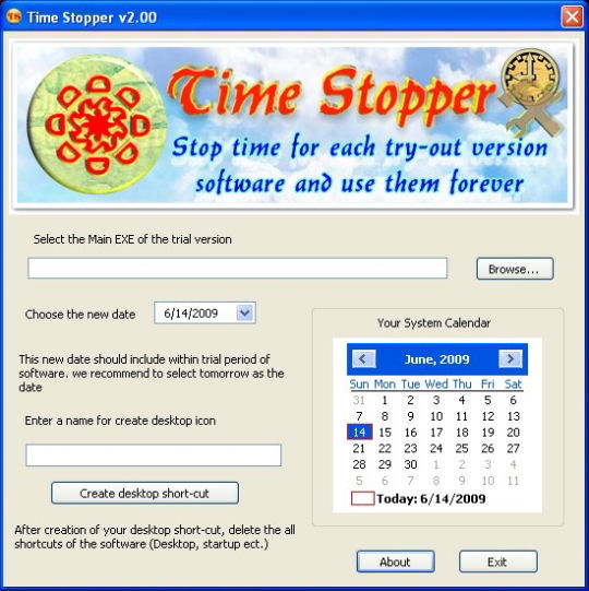 time stopper software download
